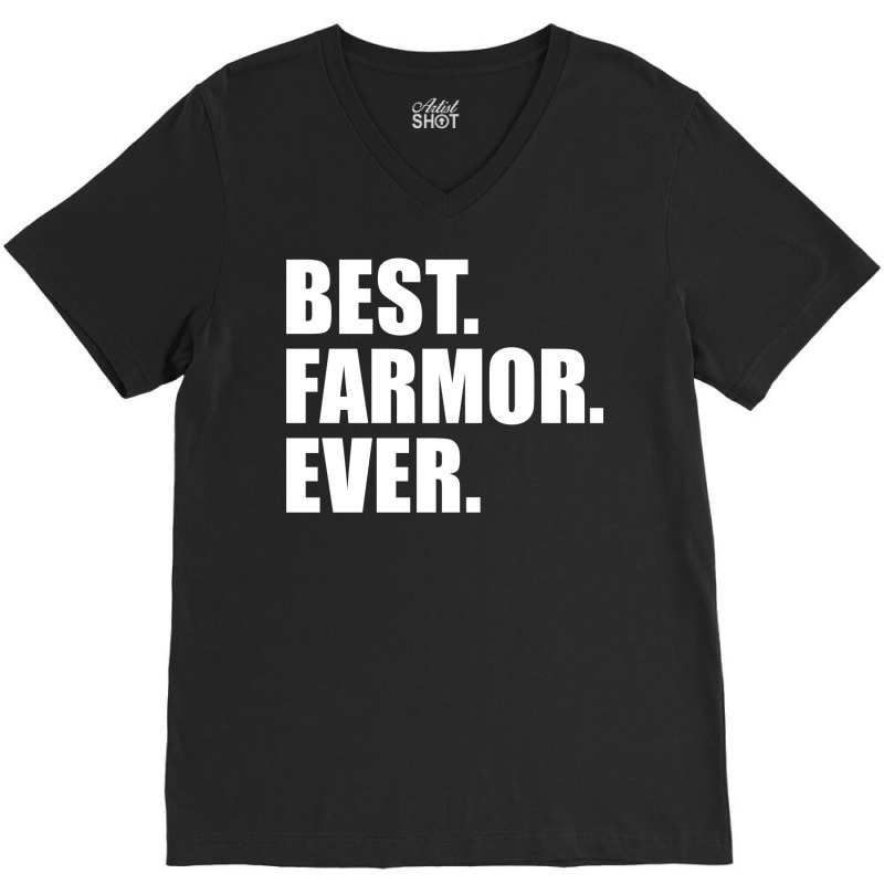 Best Farmor Ever Swedish Grandmother V-neck Tee | Artistshot