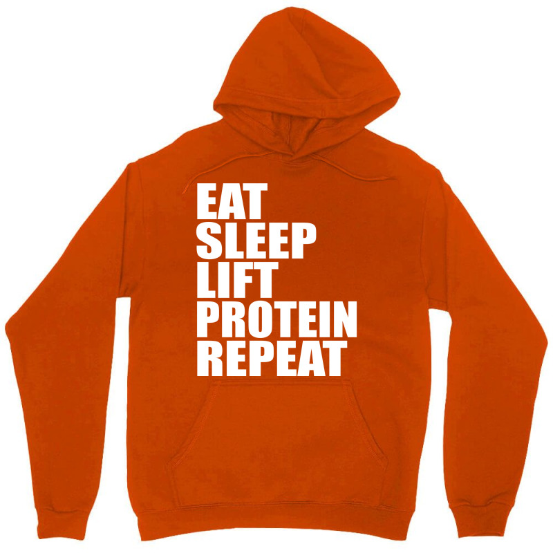 Eat Sleep Lift Protein Repeat Cute For T Shirt Man Men Woman Women Wei Unisex Hoodie by dynhomuicz | Artistshot