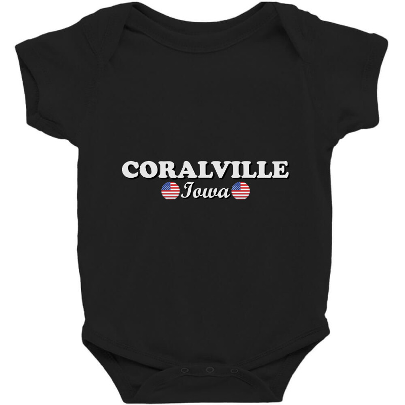 Coralville Iowa-dybga Baby Bodysuit | Artistshot