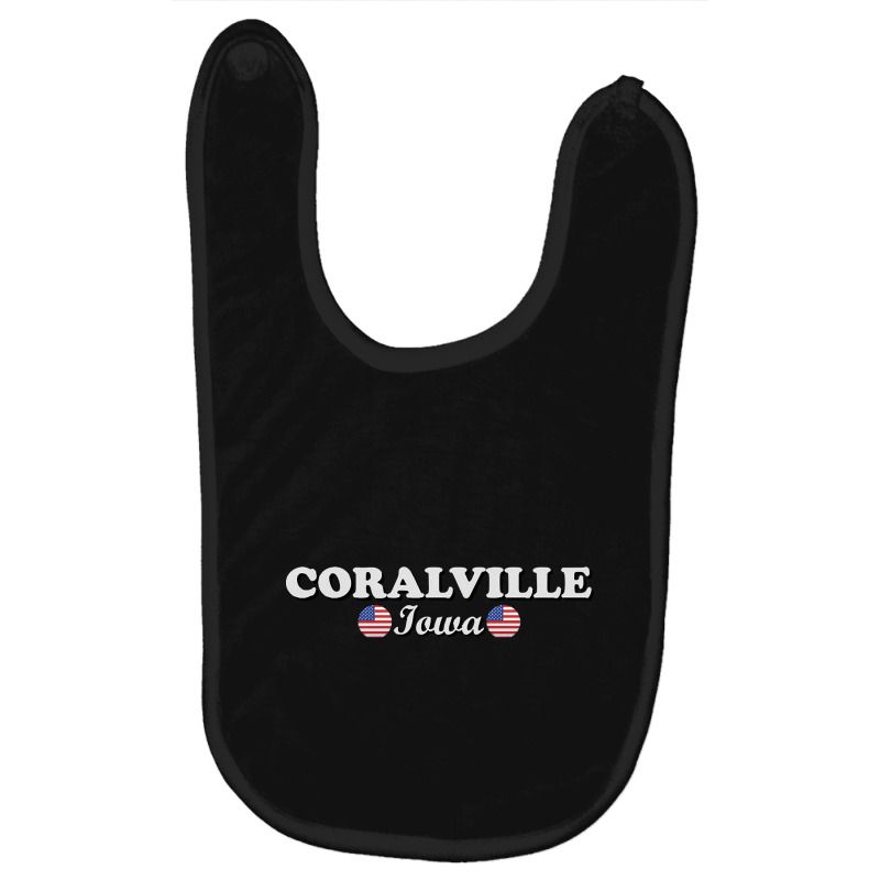 Coralville Iowa-dybga Baby Bibs | Artistshot