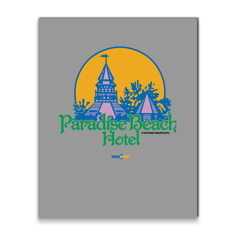 Paradise Beach Hotel   Thunder In Paradise Metal Print Vertical | Artistshot