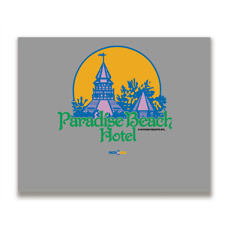 Paradise Beach Hotel   Thunder In Paradise Metal Print Horizontal | Artistshot