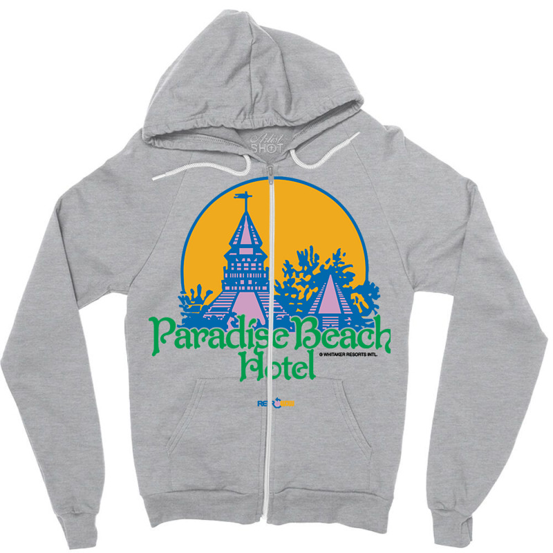 Paradise Beach Hotel   Thunder In Paradise Zipper Hoodie | Artistshot