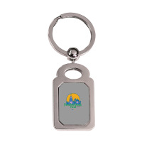 Paradise Beach Hotel   Thunder In Paradise Silver Rectangle Keychain | Artistshot