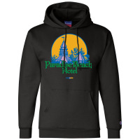 Paradise Beach Hotel   Thunder In Paradise Champion Hoodie | Artistshot