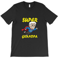 Super Grandpa Funny Grandfather Superhero T-shirt | Artistshot