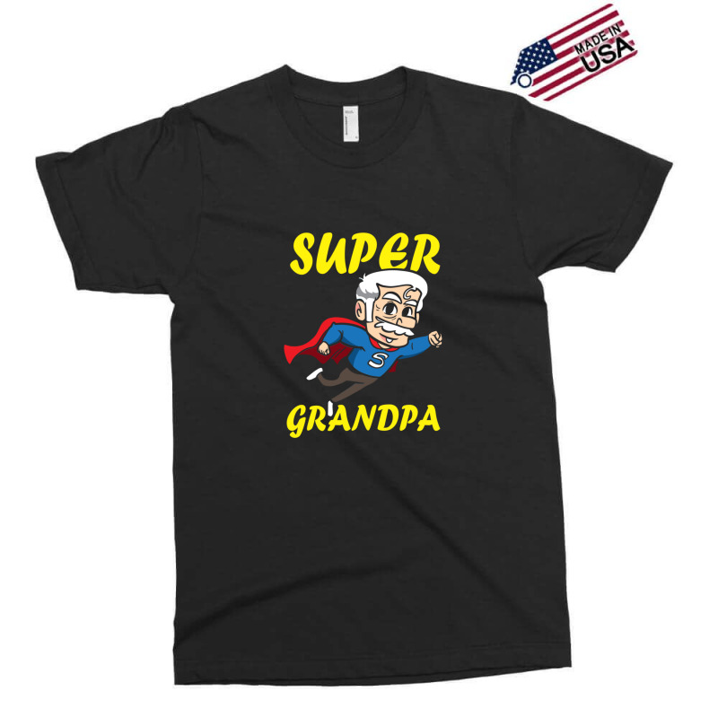 Super Grandpa Funny Grandfather Superhero Exclusive T-shirt by OmarFerrerRios | Artistshot