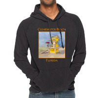 Cute Lifeguard Tower In Clearwater Beach Florida-j7gqm Vintage Hoodie | Artistshot