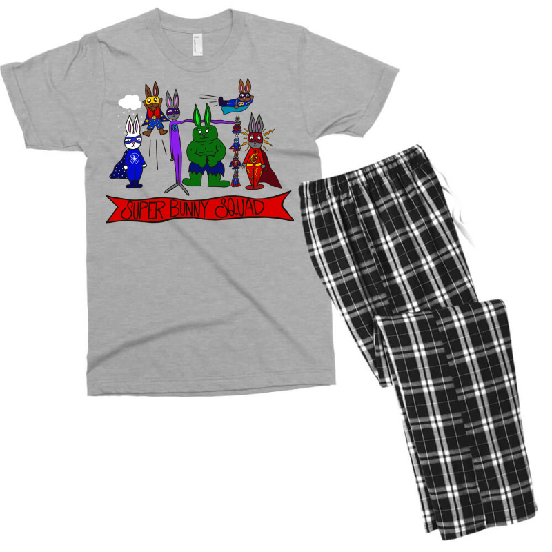 Super Bunny Squad Men's T-shirt Pajama Set by zealotperkkao | Artistshot