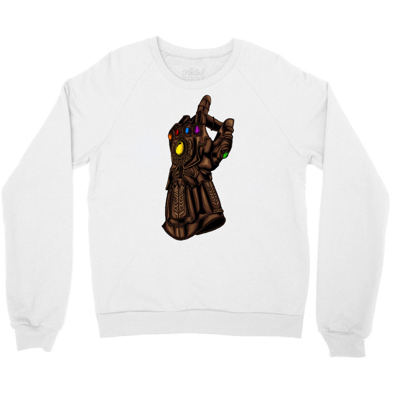 Infinity Gauntlet Snap! (infinity War Reference) Crewneck Sweatshirt by mashakreejaw | Artistshot