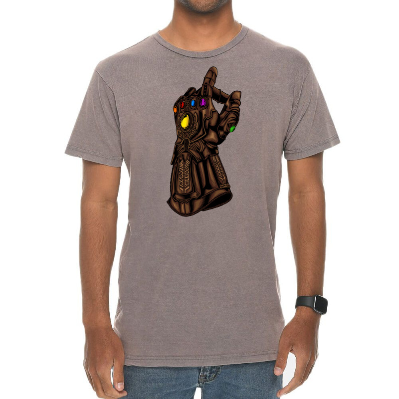 Infinity Gauntlet Snap! (infinity War Reference) Vintage T-Shirt by mashakreejaw | Artistshot