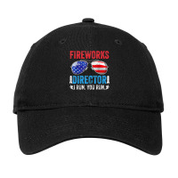 Fireworks Director Funny 4th Of July Patriotic American Flag T Shirt Adjustable Cap | Artistshot