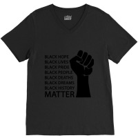 Black Lives Matter V-neck Tee | Artistshot