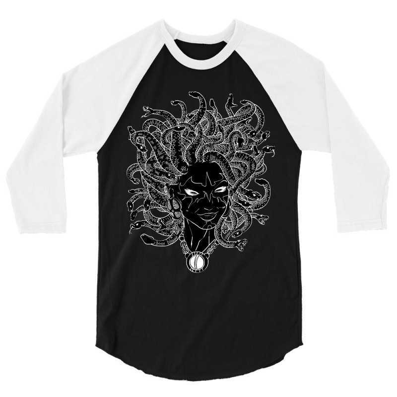 Black Medusa 2 3/4 Sleeve Shirt | Artistshot