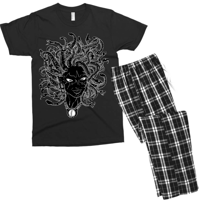 Black Medusa 2 Men's T-shirt Pajama Set | Artistshot