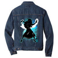 Cosmic Water Bending Men Denim Jacket | Artistshot