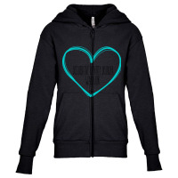 Trending Dissociative Identity Disorder Warrior Heart Support Youth Zipper Hoodie | Artistshot