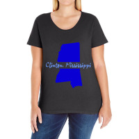 Clinton Mississippi Ladies Curvy T-shirt | Artistshot