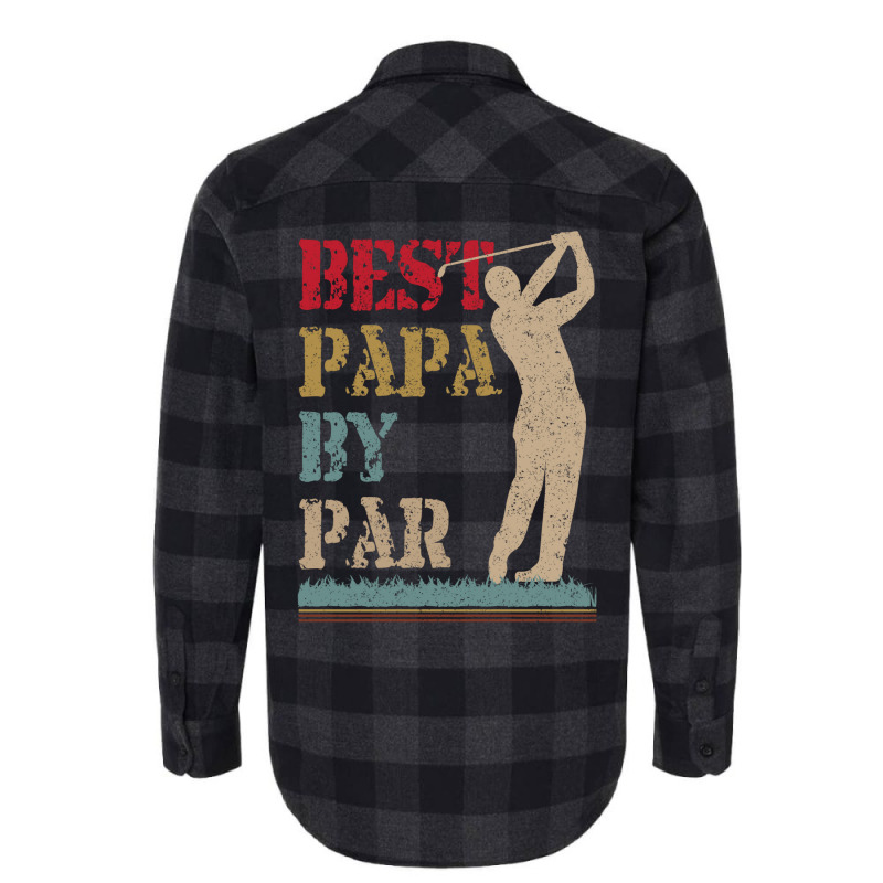 Best Papa By Par Golf T Shirt Flannel Shirt | Artistshot