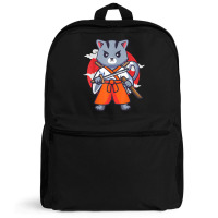 Japanese Samurai Ninja Cat Kawaii Anime Backpack | Artistshot