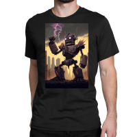 Giant Robot Attacking The City   Japanese Style Classic T-shirt | Artistshot