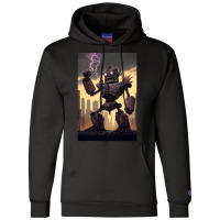 Giant Robot Attacking The City   Japanese Style Champion Hoodie | Artistshot