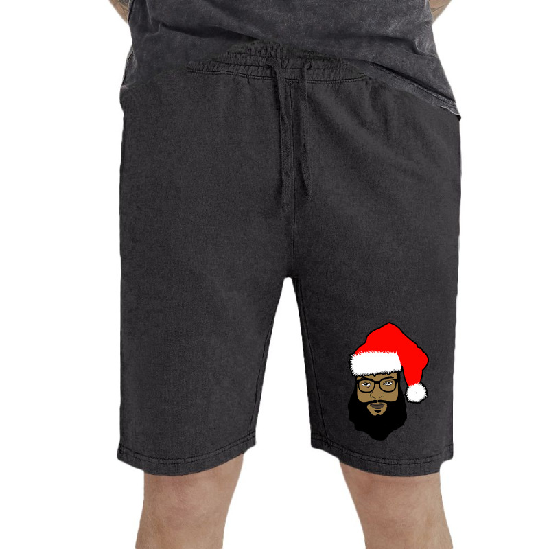 Black Santa Vintage Short | Artistshot