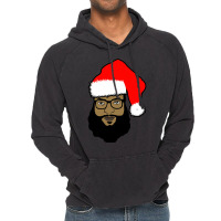 Black Santa Vintage Hoodie | Artistshot