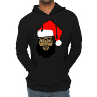 Black Santa Lightweight Hoodie | Artistshot