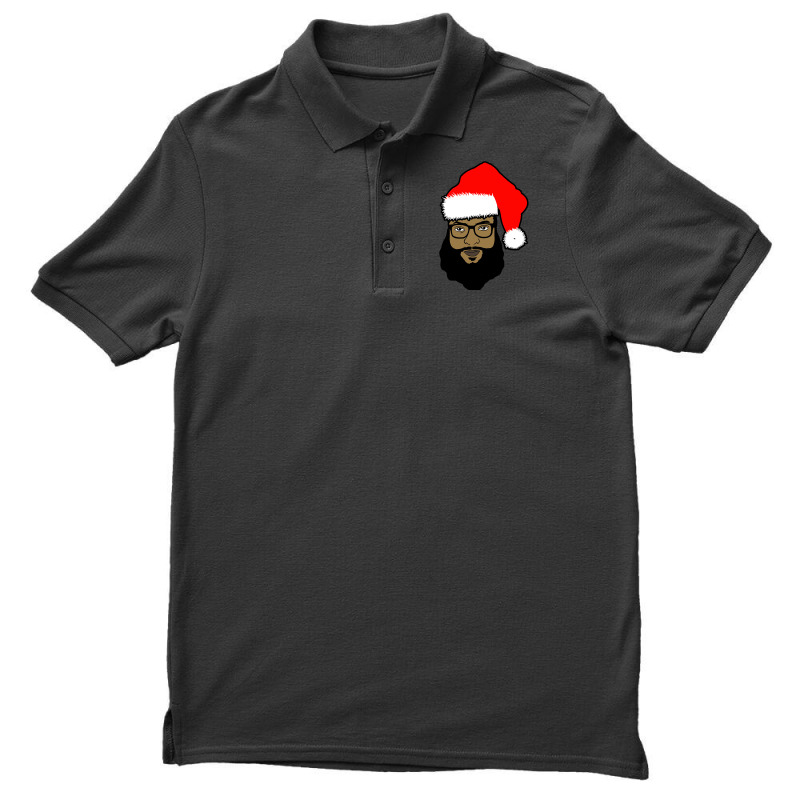 Black Santa Men's Polo Shirt | Artistshot