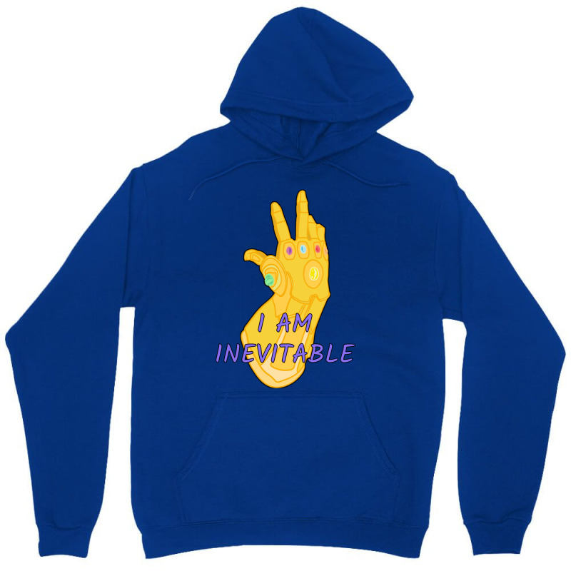 Thanos   I Am Inevitable Unisex Hoodie by zealotperkkao | Artistshot