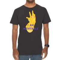 Thanos   I Am Inevitable Vintage T-shirt | Artistshot