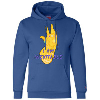 Thanos   I Am Inevitable Champion Hoodie | Artistshot