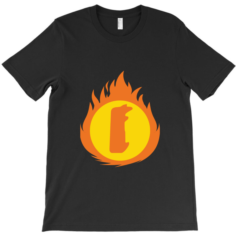 Superhero Letter I Fire Insignia T-Shirt by OmarFerrerRios | Artistshot