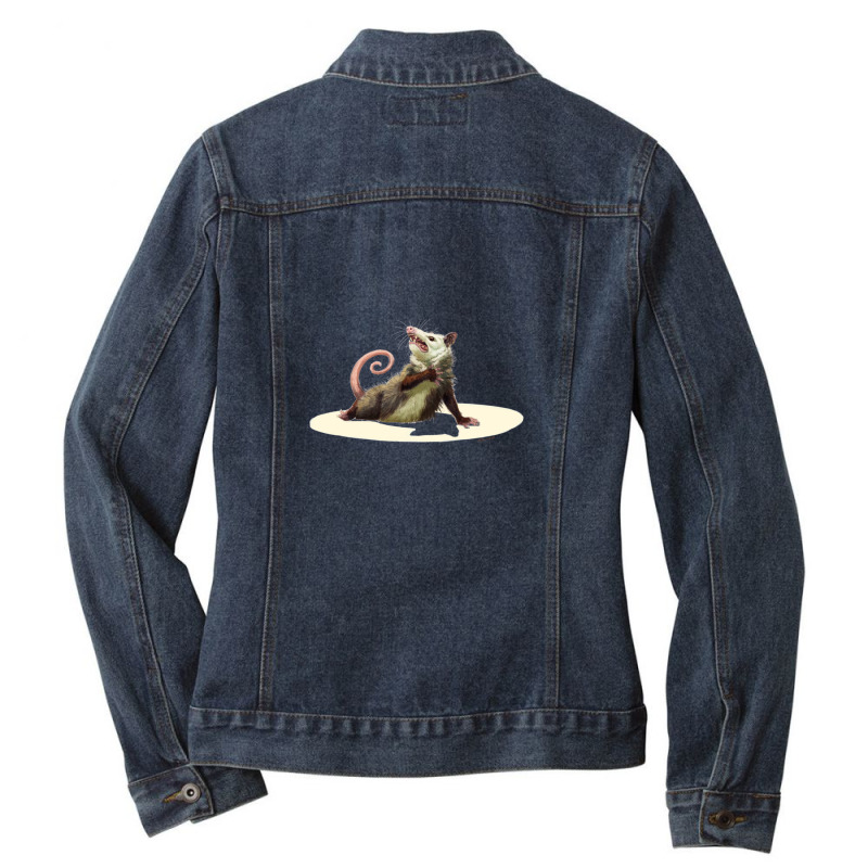 Amateur Opossum Actress Ladies Denim Jacket by MelissaSueDaniels | Artistshot