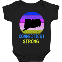 Connecticut Strong-bx0jk Baby Bodysuit | Artistshot