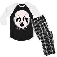 Black Metal Doll Head 2 Men's 3/4 Sleeve Pajama Set | Artistshot