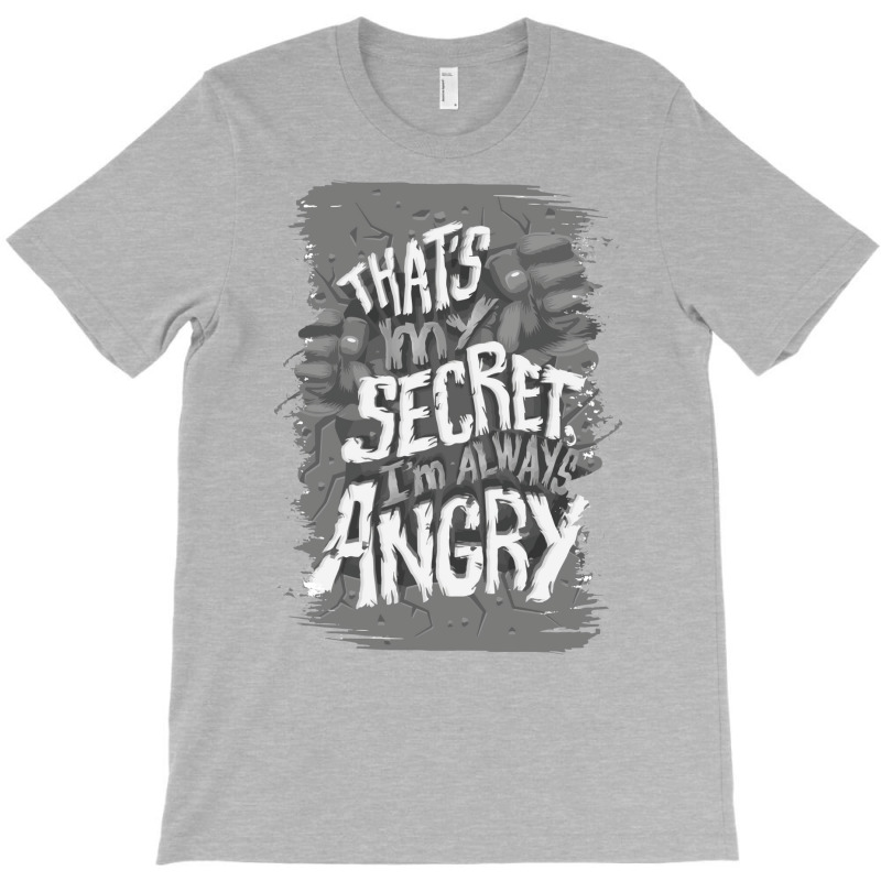 That's My Secret! I'm Always Angry! T-Shirt by zealotperkkao | Artistshot