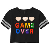 Game Over Vintage Retro Video Games Gaming Gift Arcade T Shirt 1356 Scorecard Crop Tee | Artistshot