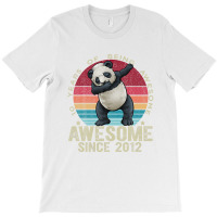 10 Years Old Dabbing Panda 10th Birthday Kids Unicorn Gifts T-shirt | Artistshot