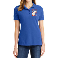 Japanese Wolf Floral Wolves Flower Japan Ladies Polo Shirt | Artistshot