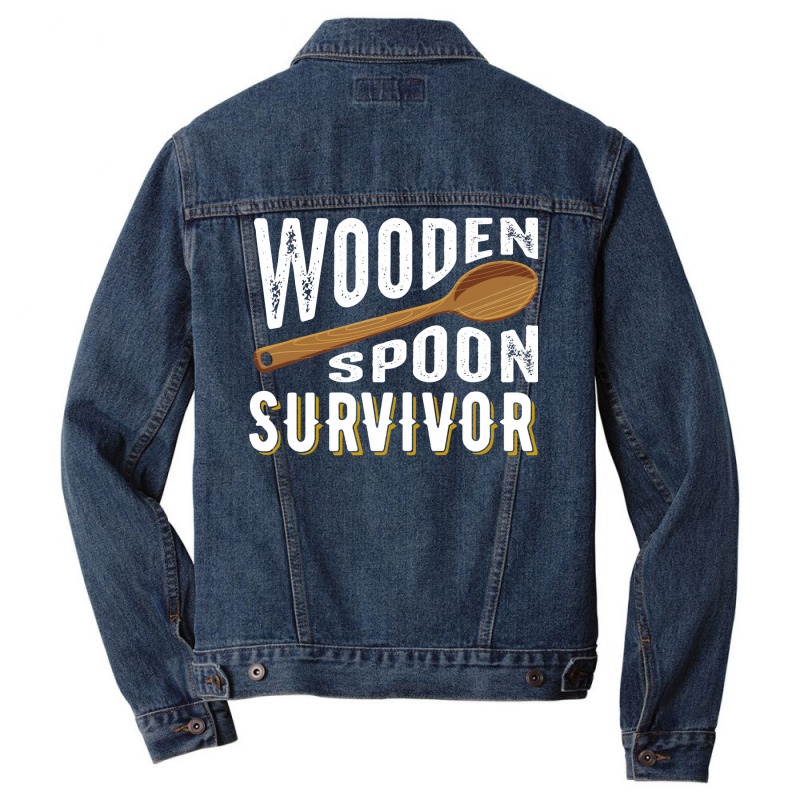 Best Wooden Spoon Survivor Ever Men Denim Jacket | Artistshot