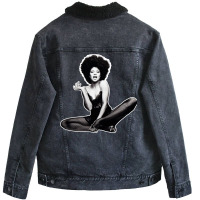 Betty Davis Unisex Sherpa-lined Denim Jacket | Artistshot