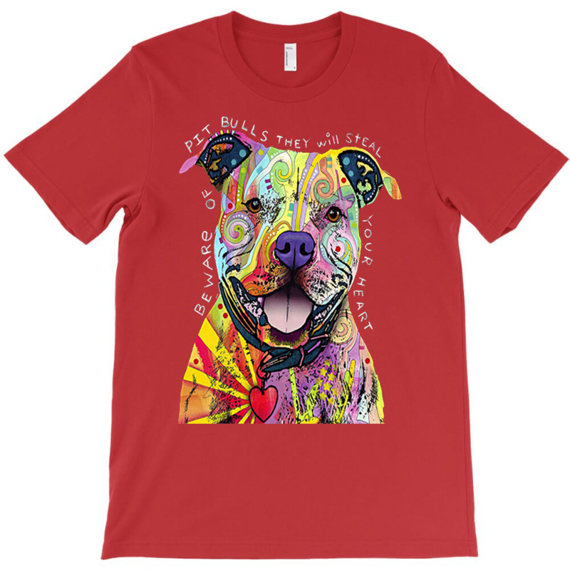 Beware Of Pit Bulls They  Will Steal Your Heart T-shirt | Artistshot