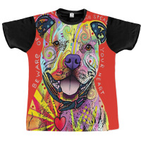 Beware Of Pit Bulls They  Will Steal Your Heart Graphic T-shirt | Artistshot