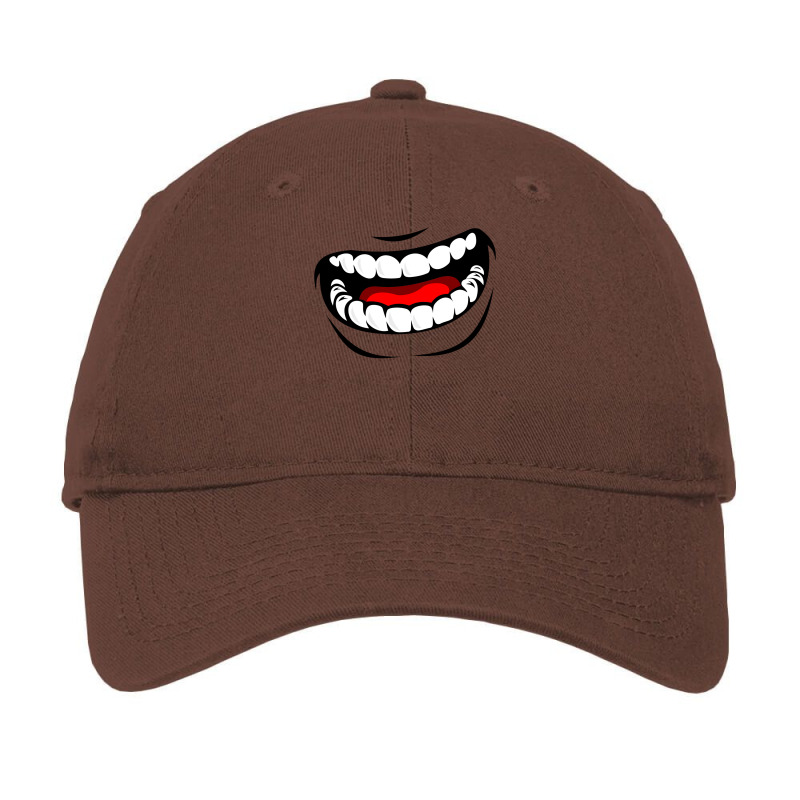 Scream Mouth Face Adjustable Cap by sankieilis3 | Artistshot