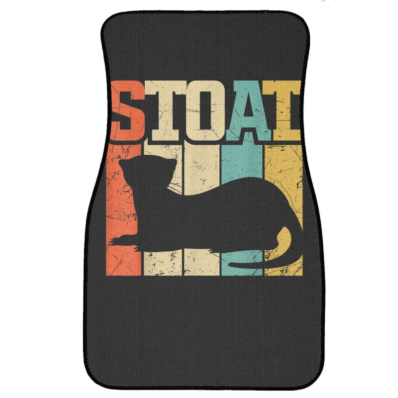 Vintage Stoat Short-tailed Weasel Ermine Front Car Mat | Artistshot