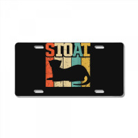 Vintage Stoat Short-tailed Weasel Ermine License Plate | Artistshot