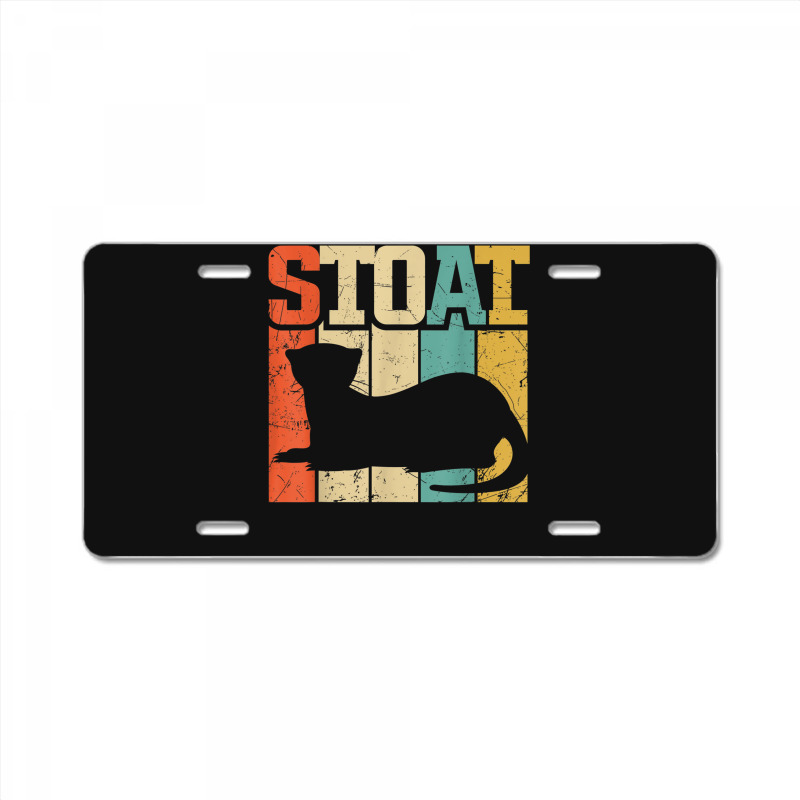 Vintage Stoat Short-tailed Weasel Ermine License Plate | Artistshot