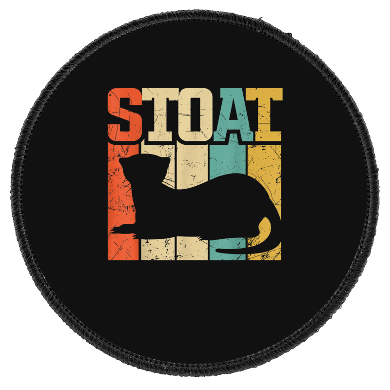 Vintage Stoat Short-tailed Weasel Ermine Round Patch | Artistshot